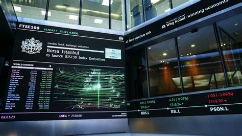 london stock exchange ticker.